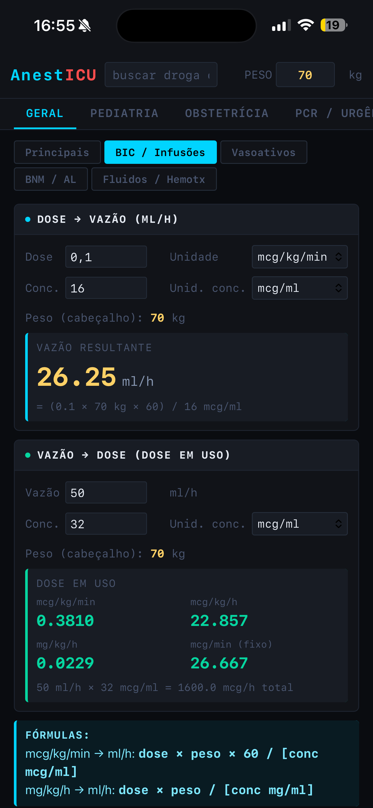 Infusões