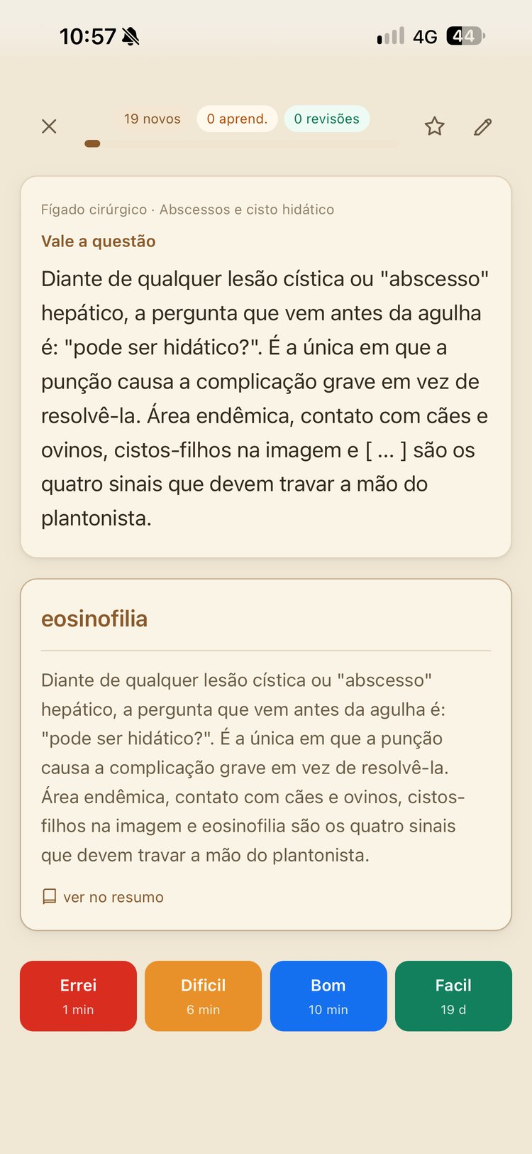 Flashcard do MedStudy Br